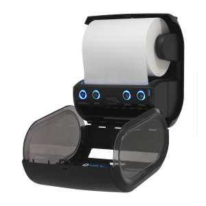 Georgia Pacific, enMotion Flex Mini Automated Touchless Roll Paper Towel Dispenser, Black