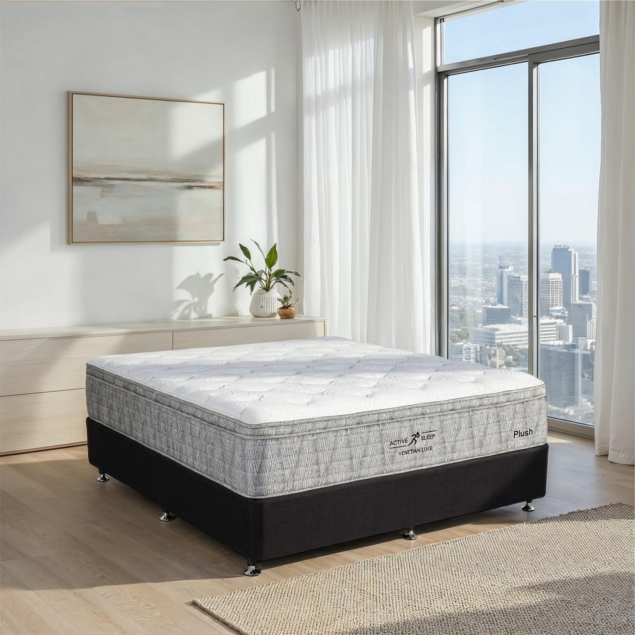 Lifestyle image of the  Active Sleep Venetian Luxe Mattress, Plush from Forty Winks