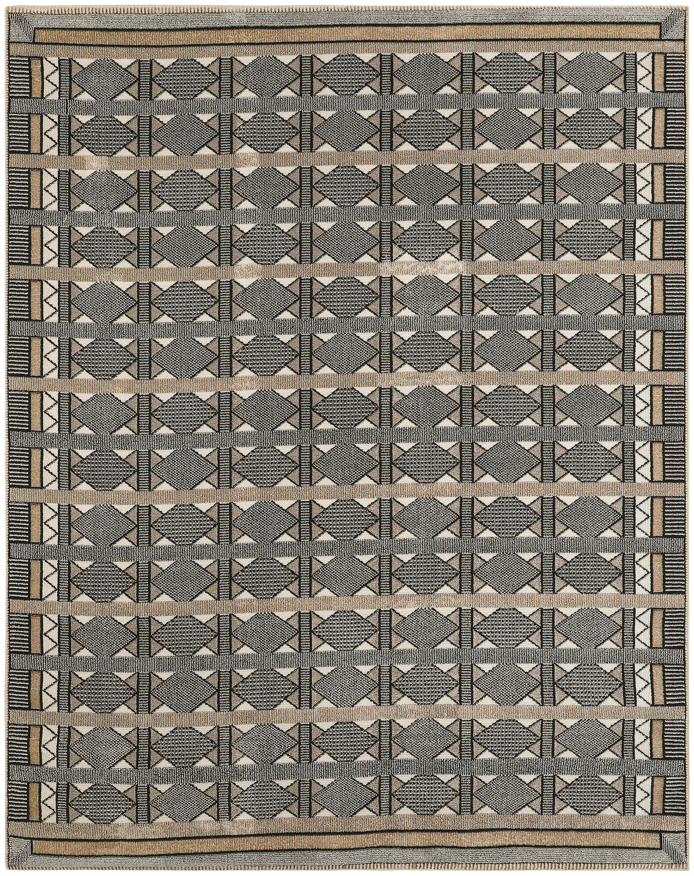 Nourison Nordic 8' x 10' Ivory Multicolor Modern Indoor Rug