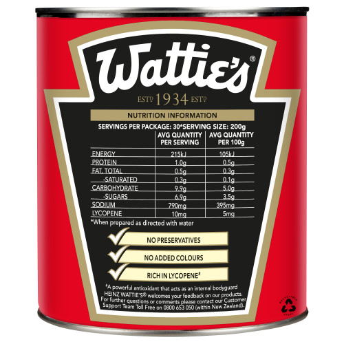  Wattie's® Condensed Tomato Soup 3kg 