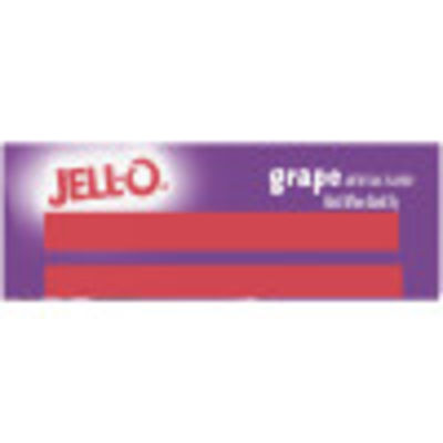 Jell-O Grape Gelatin Dessert, 3 oz Box