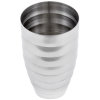 24-ounce stainless steel cocktail shaker with beehive pattern