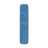 Rubbermaid Commercial, HYGEN, Microfiber Hook & Loop Mop, 24"W, Blue