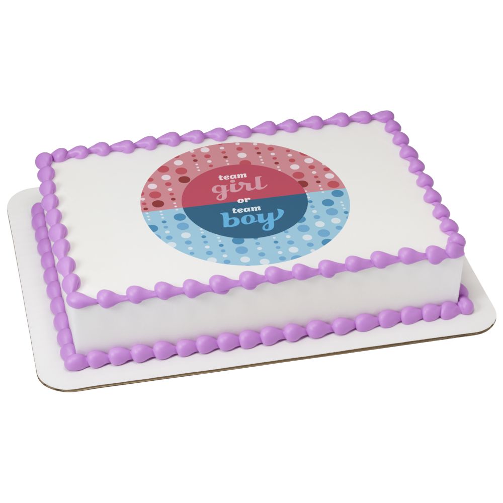 Image Cake Team Girl or Team Boy