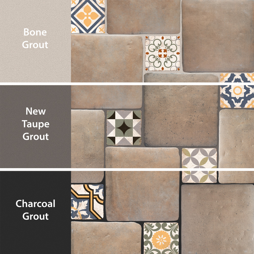 Benisa Marelle Teja with Aida Taco 11-7/8 in. x 17-3/4 in. Porcelain Floor and Wall Tile