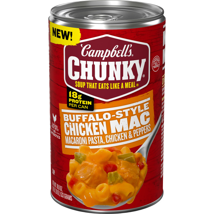 Buffalo-Style Chicken Mac Soup