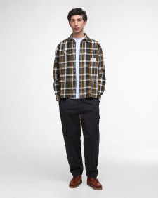 Hanley Relaxed Long-Sleeved Shirt Olive