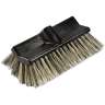 Carlisle, Flo-Pac, 10in, Flo-Thru Dual Surface Brush with Flagged, Polystyrene  Bristles, Black