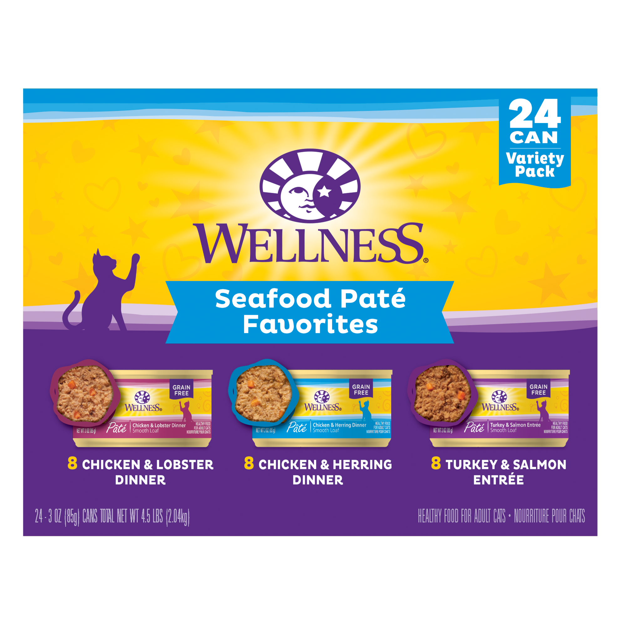 Wellness Complete Health Variety Pack Seafood Pate Favorites