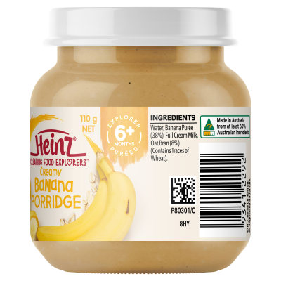  Heinz® Creamy Banana Porridge 110g 6+ months 
