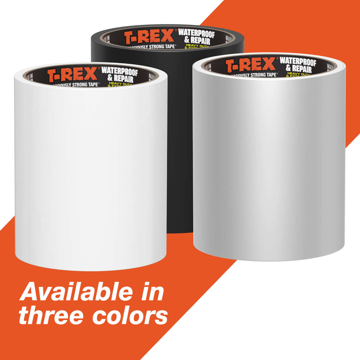 T-Rex<sup>®</sup> Heavy-Duty, Extra-Wide Waterproof and Repair Tape Additional Image 1