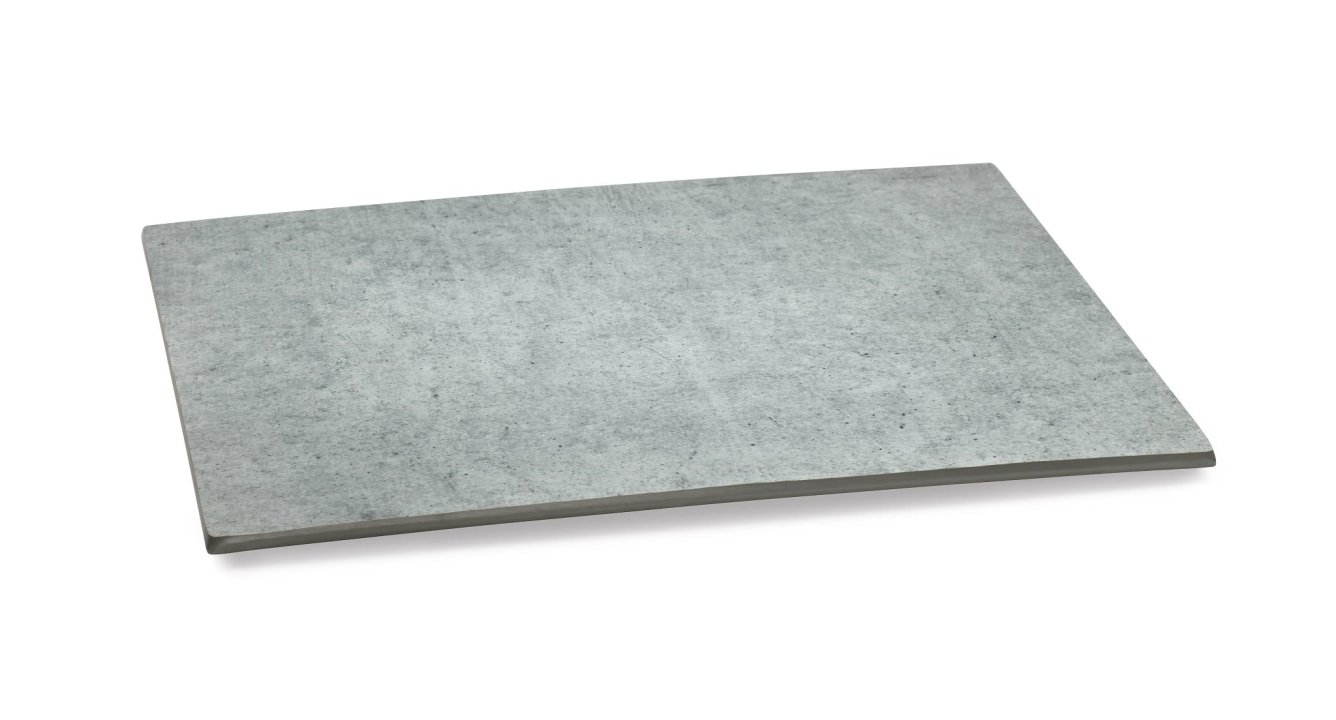 Serving board GN 1/4 melamine with gray slate finish