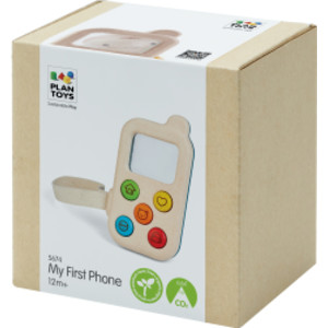 Wooden My First Phone Pretend Play Toy