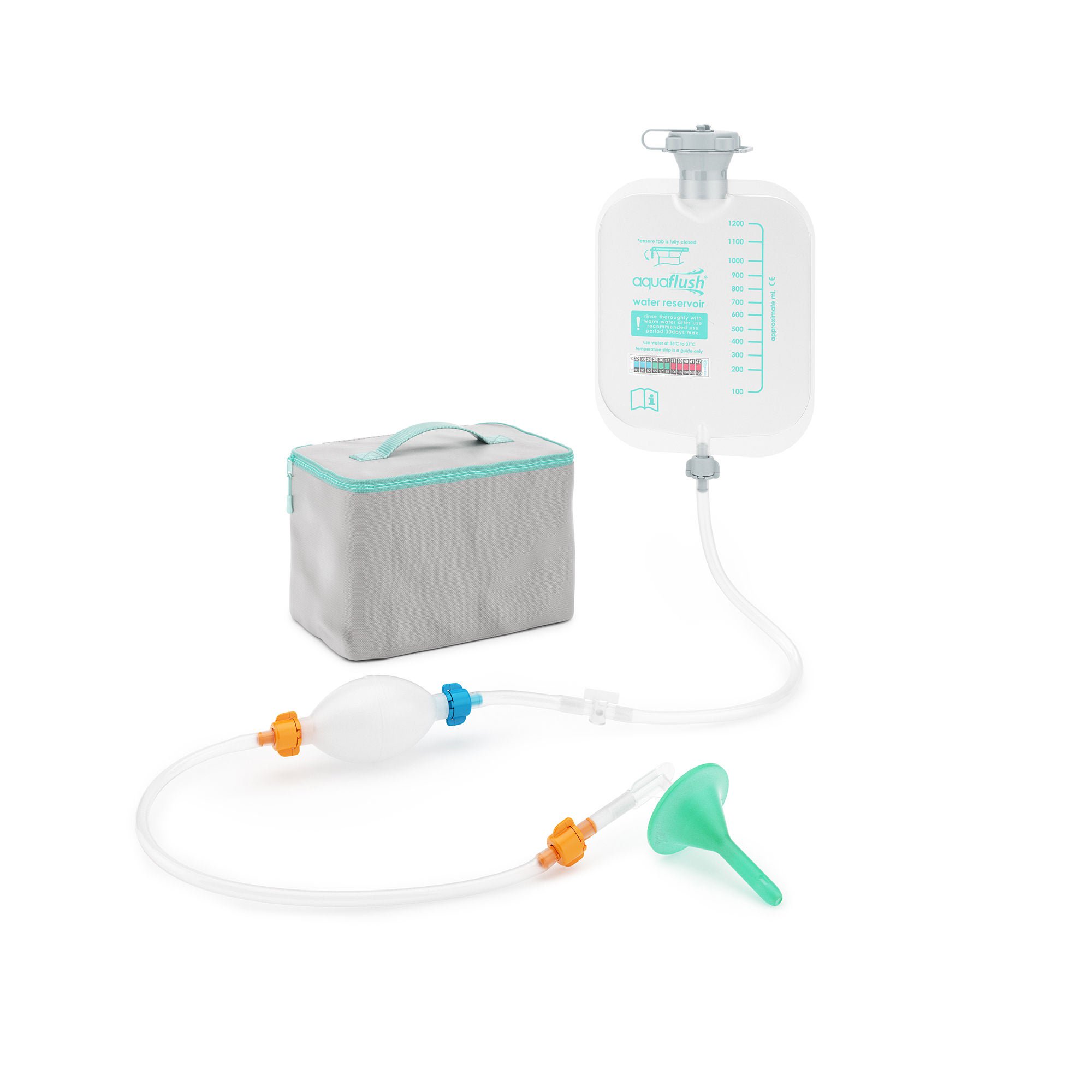 HR Healthcare IRRIGATION SYSTEM, ANAL STARTER 5ADLT CONES W/TUBE&BAG 1.2L