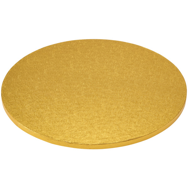 14" Round Gold Foil Cake Board