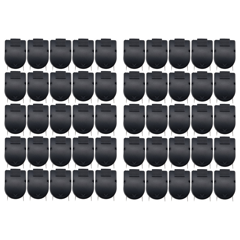 Fabric+Panel+Wall+Clips%2C+Standard+Size%2C+Black%2C+50%2Fbox