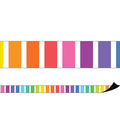 Colorful Stripes Magnetic Border