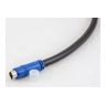Patch Cord, AV, 8-Pin, Plenum, Black, 50'