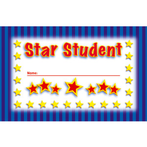 Star Student Punch Cards, Pack of 36