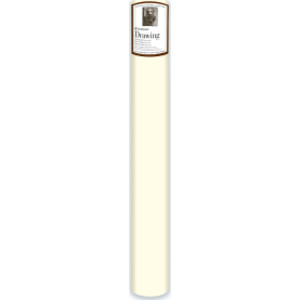400 Series Drawing Paper Roll, Smooth Finish, Cream White, 42 inchx10 yards