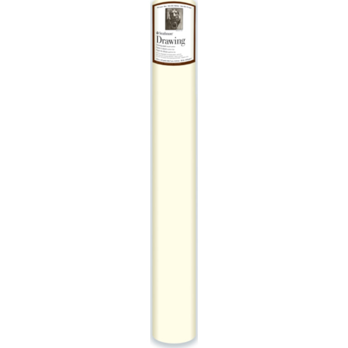 400 Series Drawing Paper Roll, Smooth Finish, Cream White, 42 inchx10 yards