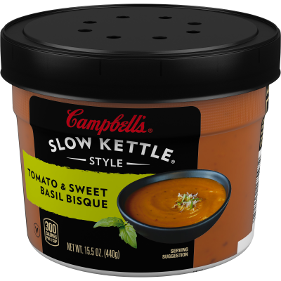Campbell's Slow Kettle® Style Tomato & Sweet Basil Bisque Soup