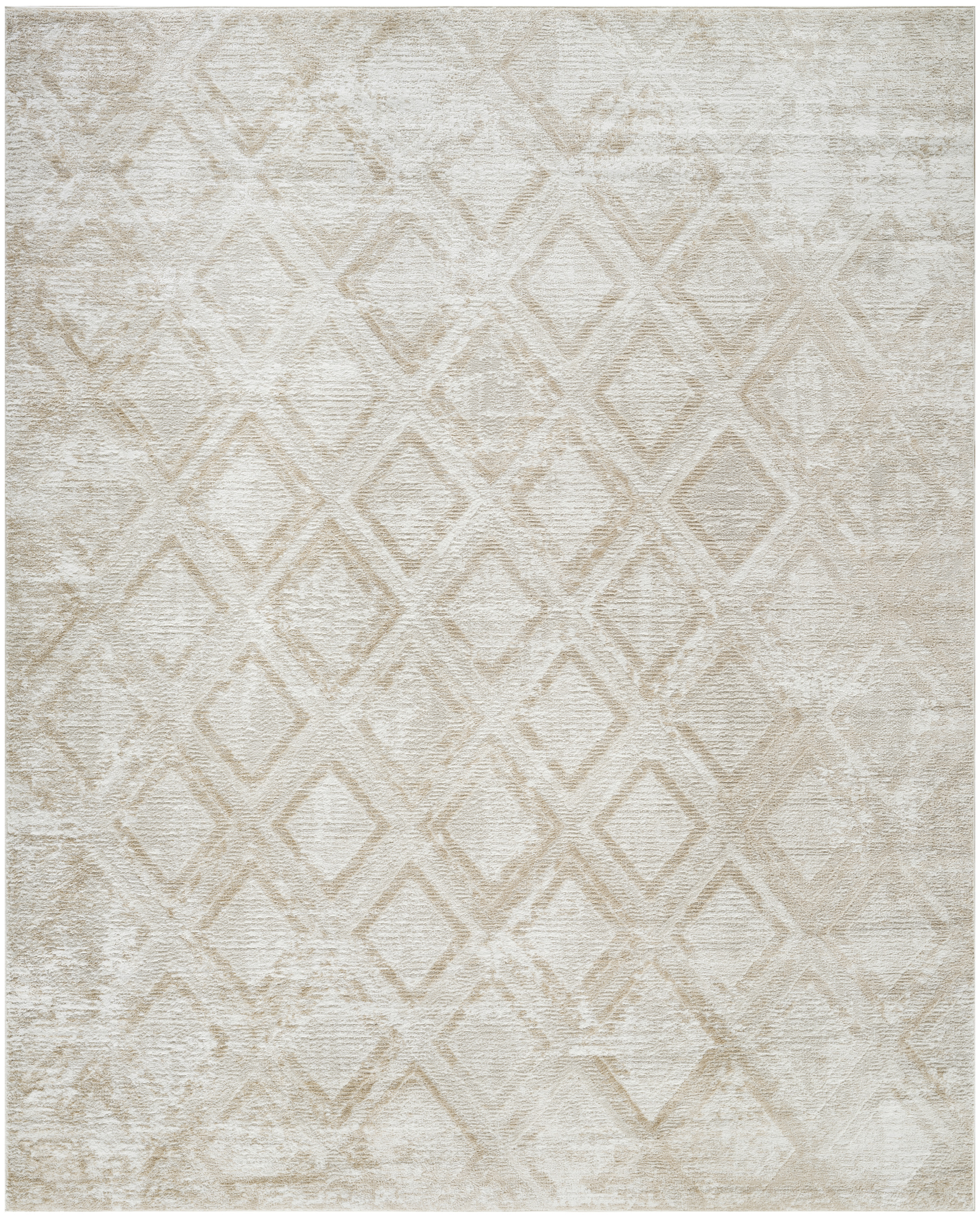 Nourison Dekor 7'10" x 9'10" Ivory Beige Modern Indoor Rug