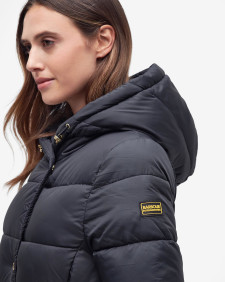 Track Line Quilted Jacket Classic Black