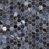 Agate Abruzzo 1″ Hexagon Mosaic Silk