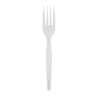 Dixie, Medium-weight Polystyrene Disposable Plastic Forks, White