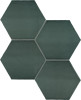Gemstone Green 6×7 Hexagon Field Tile Glossy