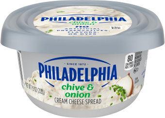 Philadelphia Chive & Onion Cream Cheese, 7.5 Oz