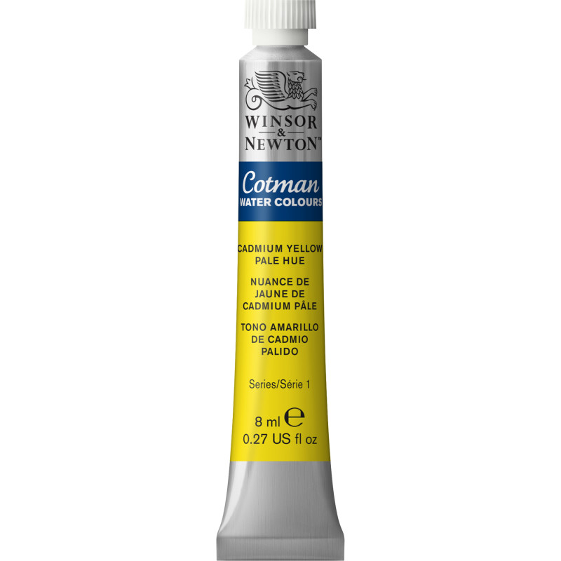 Cotman Watercolor Paint, 8 mL Tube, Cadmium Yellow Pale Hue