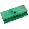 Carlisle, Sparta, 10in, Color Coded Bi-Level Scrub Brush, Polypropylene Bristles, Green