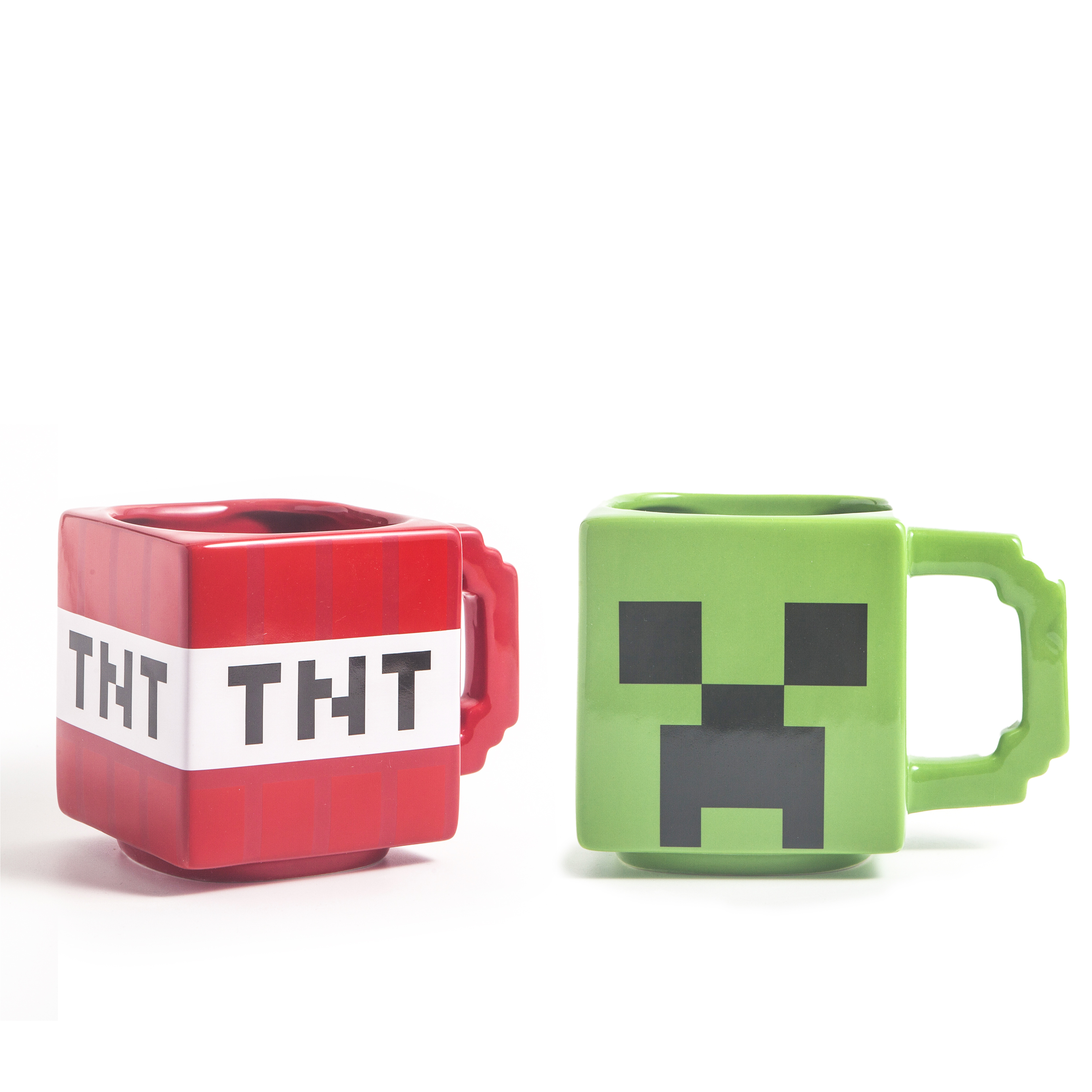 Minecraft Ceramic Coffee Mug, TNT, Skeletons and Creeper, 3-piece set slideshow image 5