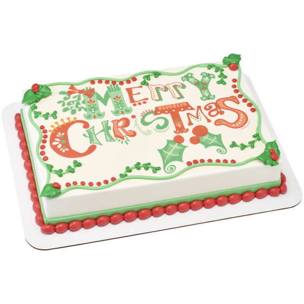 Merrymaking Merry Christmas PhotoCake® Edible Image®