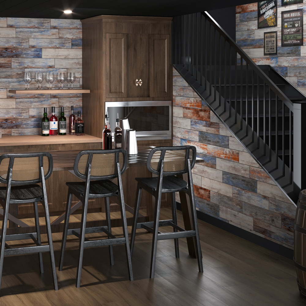 Valor 5-7/8 in. x 23-5/8 in. Porcelain Floor and Wall Tile