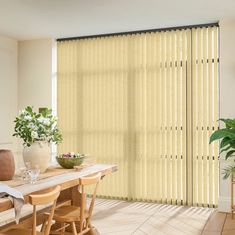 Kalen Mustard Vertical Blind