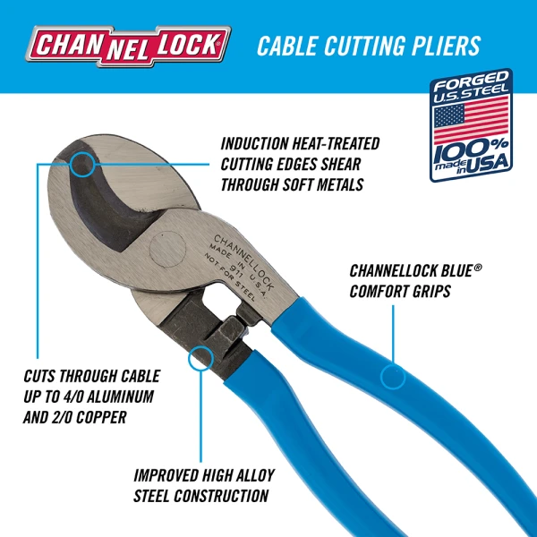 911 9.5-inch Cable Cutting Pliers