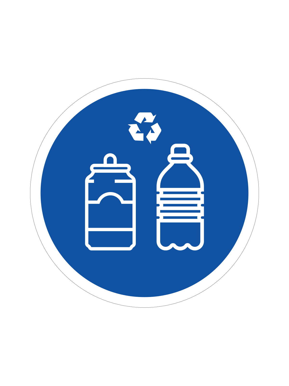 EURO – Label – Cans & Bottles – Blue-White