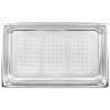 Full-size 1 ½-inch-deep Super Pan 3® perforated stainless steel steam table pan