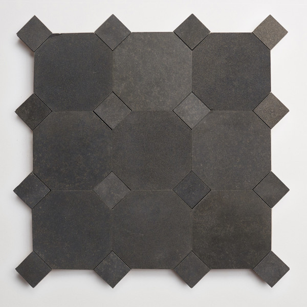 lapidary: zio & sons + clé | warm black octagon + warm black bouchon (bundle) 