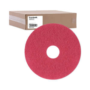 Boardwalk,  Buffing Round Floor Pad, 13", Red
