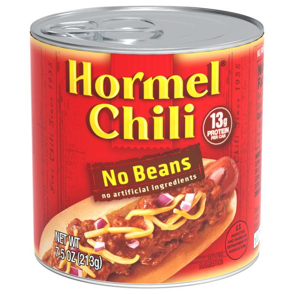 HORMEL(r) Chili No Beans, 12/7.5oz . C1C1 - Front Center In Package (Hi Res)