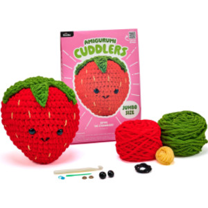 Sophie the Strawberry 10" Jumbo Cuddler Crochet Kit