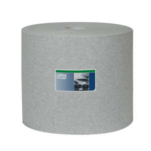 Tork, Giant Roll, 1 ply, 16.00"x16.00", Nonwoven Fabric, Industrial Wipers, Gray