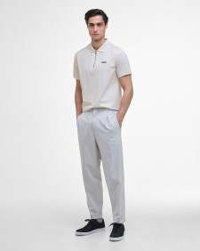 Alfred Jacquard Striped Polo Shirt 