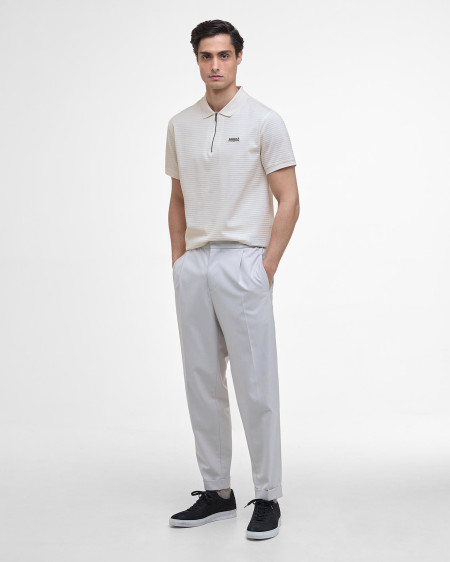 Alfred Jacquard Striped Polo Shirt