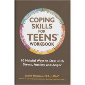Coping Skills for Teens Paperback Workbook, Ages 12+, 1 Book