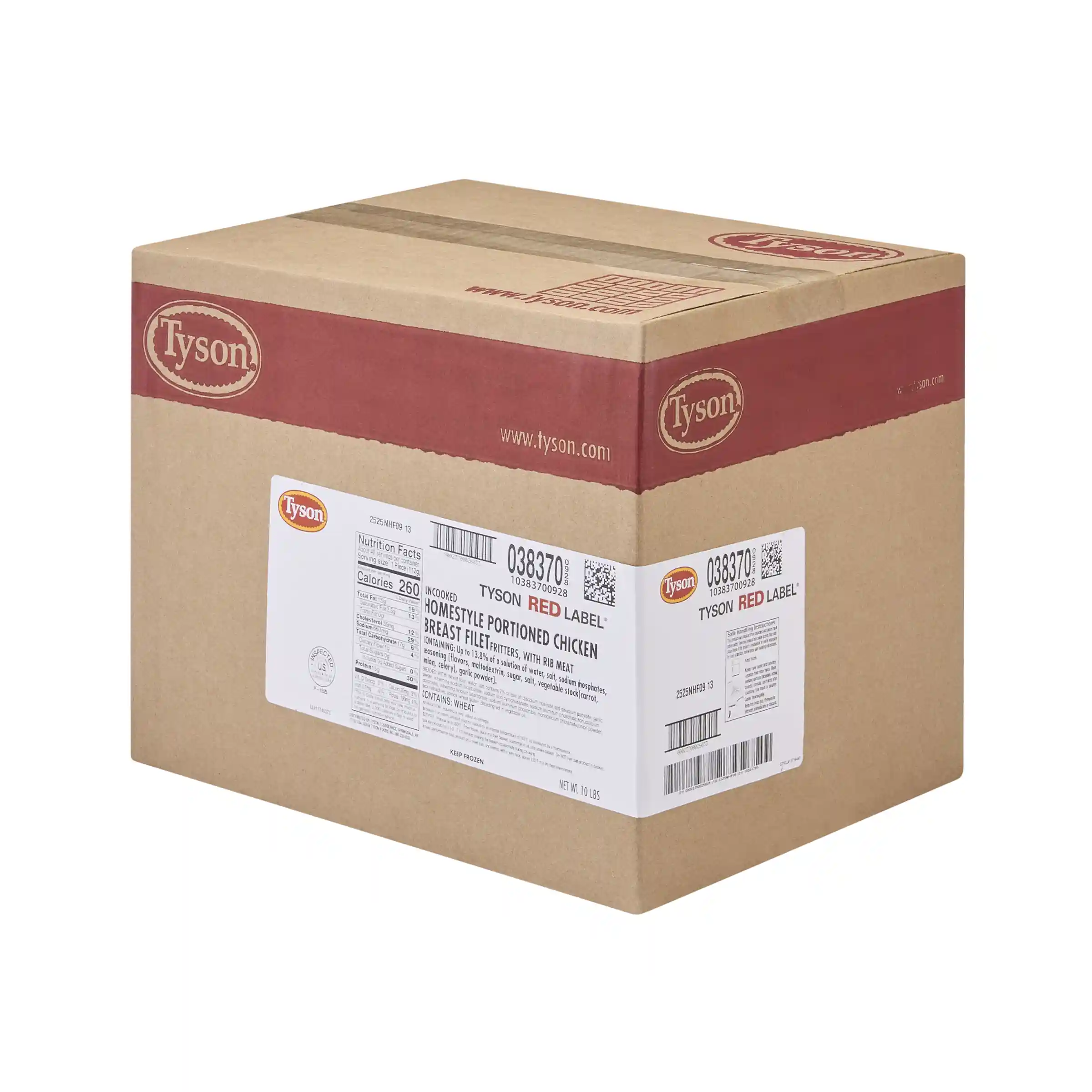 Tyson Red Label® Uncooked Homestyle Select Cut Chicken Breast Filet Fritters, 4 oz._image_5